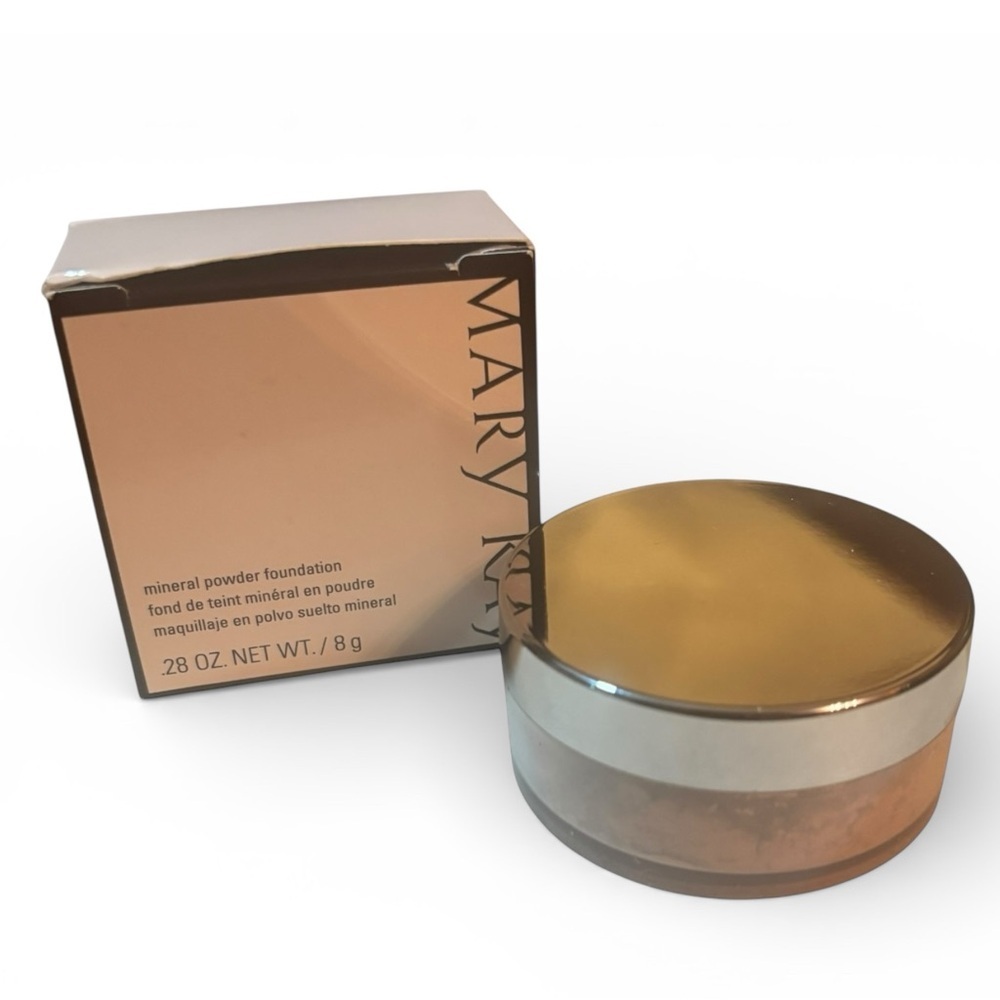Mary Kay Mineral Powder Foundation Bronze 1 Full Size .28 oz #040990 New In Box